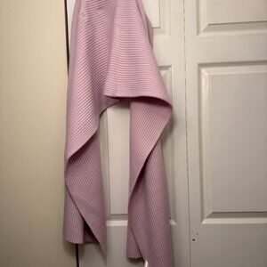 NWOT Wifred Artzia wool light pink scarf